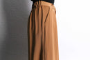 light brown 1tuck wide easy pants