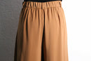 light brown 1tuck wide easy pants