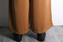 light brown 1tuck wide easy pants