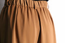 light brown 1tuck wide easy pants