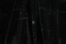 "PRONTI" black thin pattern velours shirt