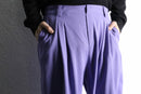 purple wide 2tuck easy slacks