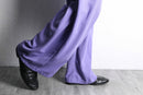 purple wide 2tuck easy slacks