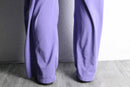 purple wide 2tuck easy slacks