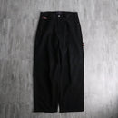 1990-00s Polo ASSN black baggy painter denim pants
