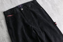 1990-00s Polo ASSN black baggy painter denim pants