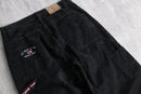 1990-00s Polo ASSN black baggy painter denim pants