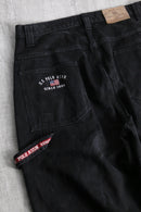1990-00s Polo ASSN black baggy painter denim pants