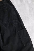 1990-00s Polo ASSN black baggy painter denim pants