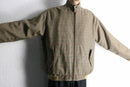 Houndstooth pattern harrington jacket