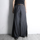 "Re:make" side flare trousers pants