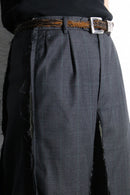 "Re:make" side flare trousers pants