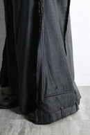 "Re:make" side flare trousers pants