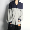 Re:make knit docking design tailored jacket