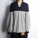 Re:make knit docking design tailored jacket