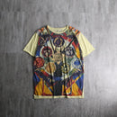 2000s graphic double sided tee