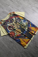 2000s graphic double sided tee