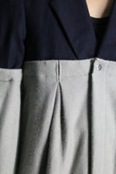 Re:make knit docking design tailored jacket