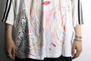 "Re:make" drawing face lace game shirt