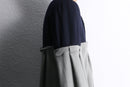 Re:make knit docking design tailored jacket