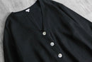 1990-00s navy linen shirt jacket