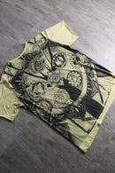 2000s graphic double sided tee