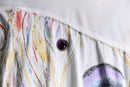 "Re:make" drawing face lace game shirt
