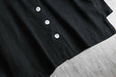 1990-00s navy linen shirt jacket
