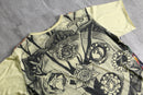 2000s graphic double sided tee