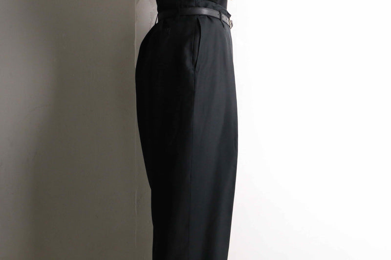 silk 100% wide tapered slacks