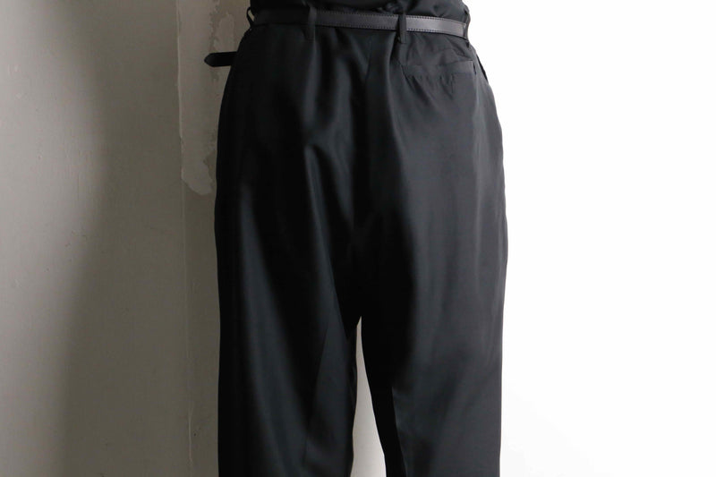 silk 100% wide tapered slacks