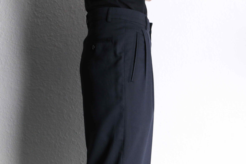 "claiborne"dark navy color soft textile trousers