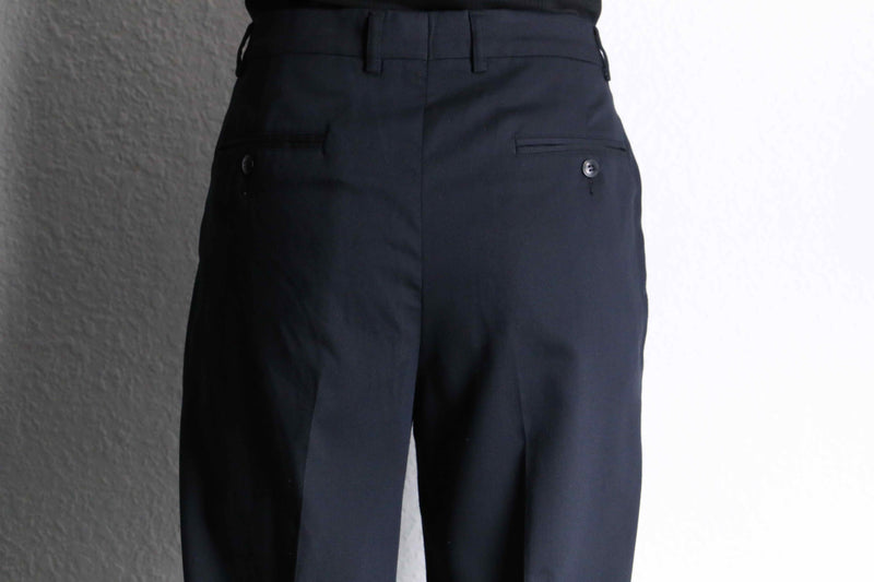 "claiborne"dark navy color soft textile trousers