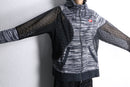 "Re:make" lace docking track jacket
