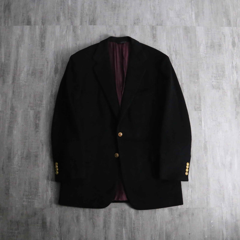 1970s vintage wool nel 2B single tailored jacket