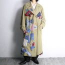 "Re:make" patchwork design coat