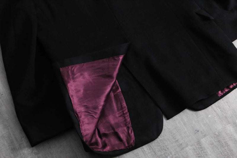 1970s vintage wool nel 2B single tailored jacket