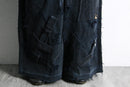 "Re:make" extra buggy black denim
