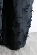 "Re:make" extra buggy black denim