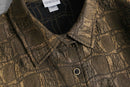 "CHICO'S" brown color overall pattern jacket