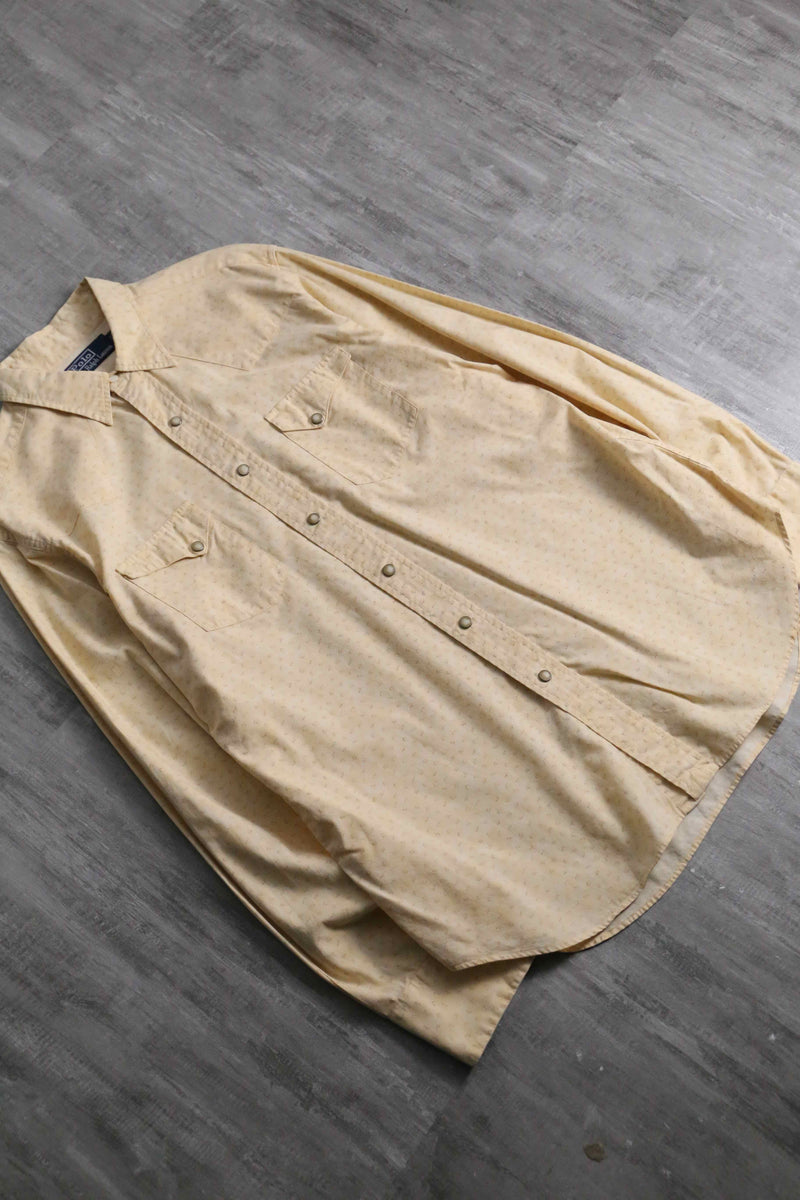1990s Polo by RL dye-in print western shirt