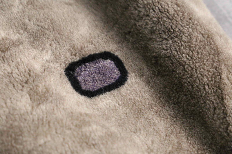 “FORECASTER SPORTS” Acryl fleece zip-up hoodie