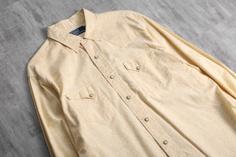 1990s Polo by RL dye-in print western shirt