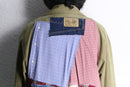 "Re:make" patchwork design coat