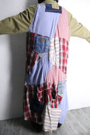 "Re:make" patchwork design coat