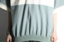 contrast rib panel polo shirt