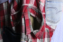 "Re:make" patchwork design coat
