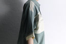 contrast rib panel polo shirt