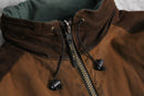 suede switched oiled cotton jacket