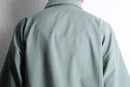 contrast rib panel polo shirt